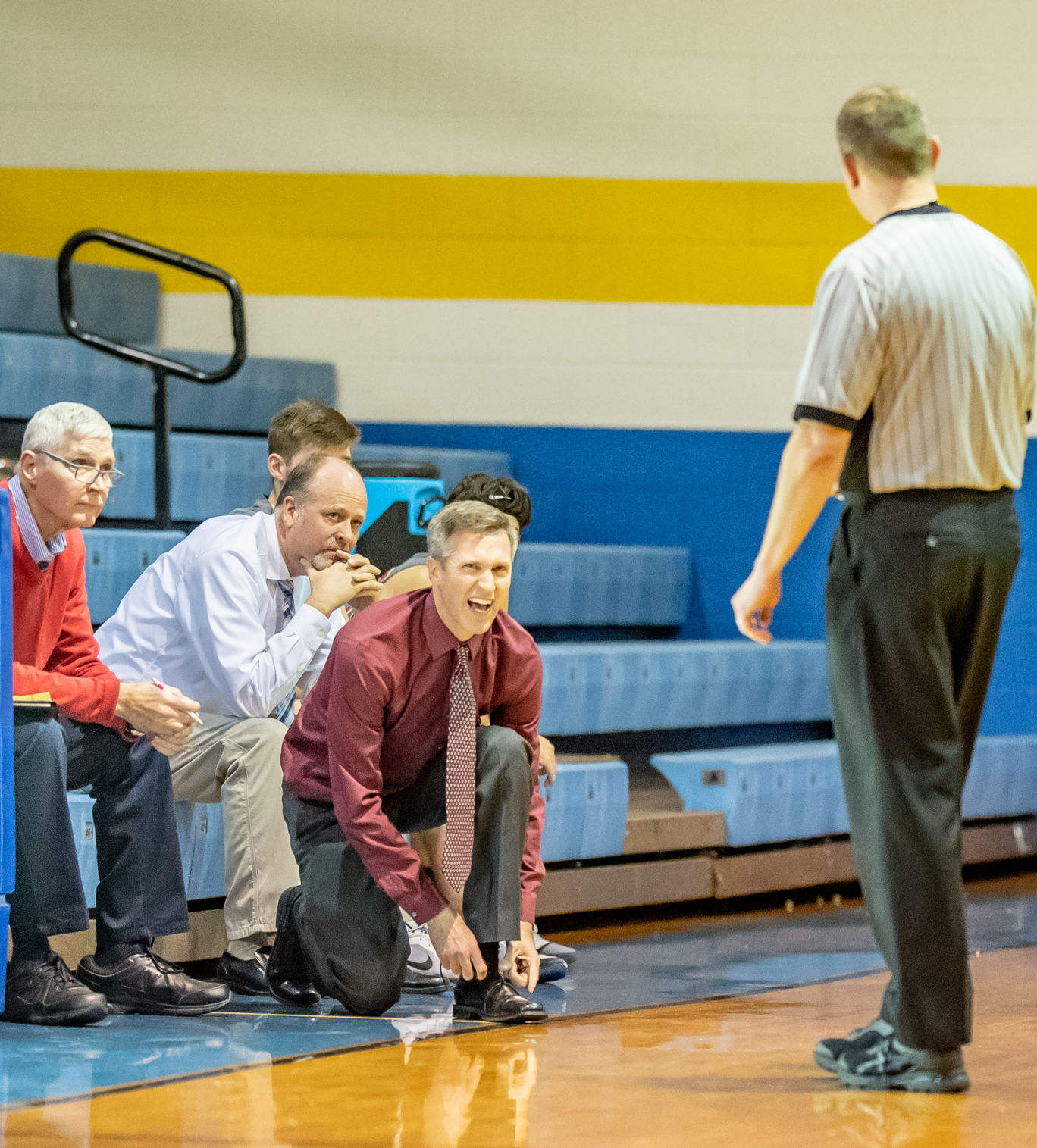 Friday night basketball action